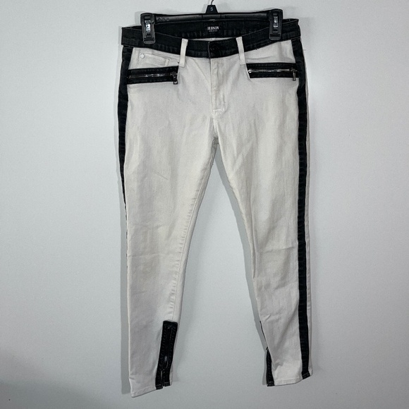 Hudson Chelsea Retreat Colorblock Super Skinny‎ Jeans Size 30 - Picture 5 of 13